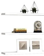Rafturi de perete alb 3 buc. Boss - Kalune Design