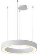 Lustra LED cu telecomanda design circular MARCO 80 CCT WH