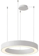 Lustra LED cu telecomanda design circular MARCO 80 CCT WH