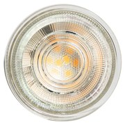 Set de 5 becuri LED GU10 50mm reglabile în Kelvin, transparente, 4,5W, 345 lm, 2000-2700K