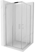Mexen Rio cabină de duș pătrată 90 x 90 cm, transparentă, crom - 860-090-090-01-00