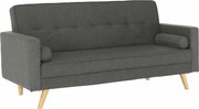 Canapea extensibilă, material gri, OTISA
