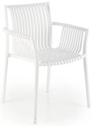 Scaun de bucaterie Lamar, alb