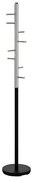 Cuier Ferro negru/crom H173 cm