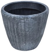 Ghiveci PE vintage, rotund, model TWIST Rotund, O39 cm, 25 litri