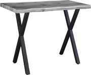 Masa de bar design industrial WILD 120cm, gri