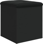 vidaXL Bancă de pantofi, negru, 42x42x45 cm, lemn prelucrat