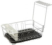 Scurgator vase Neo Black, otel cromat, 44x36x16cm