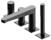 Baterie de cada dus cu 4 elemente Omnires Contour antracit