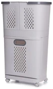 Coșuri universale de depozitare pe roți 4Home HANDY, 2 nivele