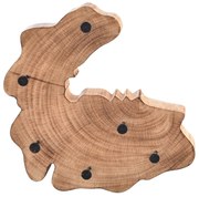 InDecor Cuier pentru chei din lemn de mango Tribe,26 x 7 x 25,5 cm