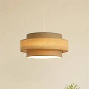 Brilagi - Lustru pe cablu RESNA, 1xE27/60W/230V, Ø 40 cm, maro/bej