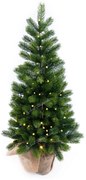 Brad de Crăciun artificial 100% 3D Mini Spruce 60cm LED30