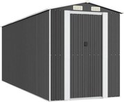 vidaXL Șopron de grădină, antracit, 192x523x223 cm, oțel galvanizat
