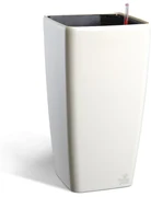 Ghiveci cu auto-irigare Flower Lover QuadratoGrande, alb, 22 x 41 cm, 22 cm