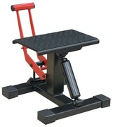HOMCOM Cric de Ridicare pentru Motociclete, Capacitate 150kg, Înălțime Reglabilă, din Oțel Zincat și Cauciuc, cu Manivelă | Aosom Romania