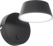 Open Design OR86522 - Aplică de perete LED TIMO, 6W/230V, 3000/4500/6500K, neagră