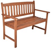 Bancă de grădină maro din lemn masiv Promotion – Garden Pleasure