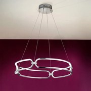 Lustra LED suspendata design ultra-modern Ã60cm Colette. crom SV-786831