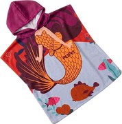Poncho pentru copii SIRENA MARINA albastru-gri Dimensiune: 60 x 120 cm
