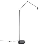 Lampa de podea moderna neagra ajustabila - Editor