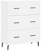 vidaXL Servantă, alb, 69,5x34x90 cm, lemn compozit