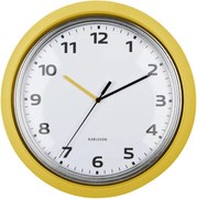 Karlsson 6006YE ceas de perete design galben,diametru 34 cm