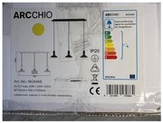 Lustră pe cablu JAIKA 3xE27/60W/230V Arcchio