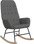 vidaXL Scaun balansoar, gri deschis, material textil