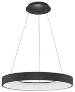 Lustra LED design modern circular RANDO THIN negru 3000K NVL-9453453