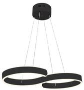 Lustră LED pe cablu INFINITY LED/50W/230V negru