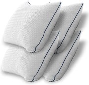 PACHET 4 PERNE CERVI-SAN KING SIZE, pernă ortopedică cervicală, din spumă cu memorie mărunțită