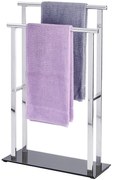 Suport pentru prosoape LAVA - cu 2 brațe, oțel inoxidabil, WENKO