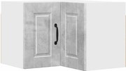 vidaXL Dulap de bucătărie Gri din beton 57 x 57 x 40 cm Lemn compozit
