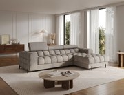 Coltar extensibil dreapta 3 locuri ELTAP, RT-20ROY, Felro, 285x181x93 cm, lemn/poliester, bej