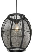 Lampă suspendată orientală neagră 35 cm - Rob