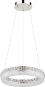 Globo 67387-24 - Lustru LED reglabil suspendat pe cablu LAUREL LED/24W/230V transparent + telecomandă