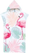 Poncho de plaja FLAMINGO colorat 80x145 cm