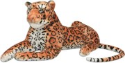 vidaXL Leopard de jucărie din pluș maro XXL