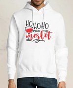 Hanorac personalizat Hohoho merlot