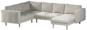 Husă pentru canapea de colț Norsborg cu 5 locuri și șezlong Norsborg