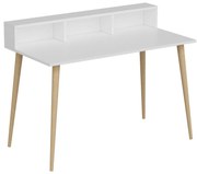 Masă PC Ronasotta 2 (alb + Lemn). 1106634