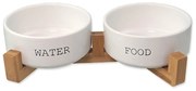 Set boluri cu suport pentru câini din ceramică ø 16 cm Dog Fantasy – Plaček Pet Products