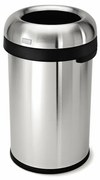 Coș rotund deschis 80 l, oțel mat, oțel inoxidabil