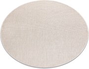 Covor SISAL SION cerc A5165A Melanj țesute plate ecru / cremă