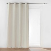 Draperie bej termoizolantă din microfibră 135x260 cm Micropolar – douceur d'intérieur
