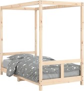 vidaXL Cadru de pat pentru copii, 80x160 cm, lemn masiv de pin