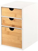 Kesper 58957 Organizator cu 3 compartimente dinbambus, 27 x 21 x 17 cm