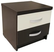 Noptiera Milano wenge cu fildes