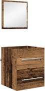 vidaXL Set de mobilier pentru baie cu sertar Maro 41 x 38,5 x 48 cm
